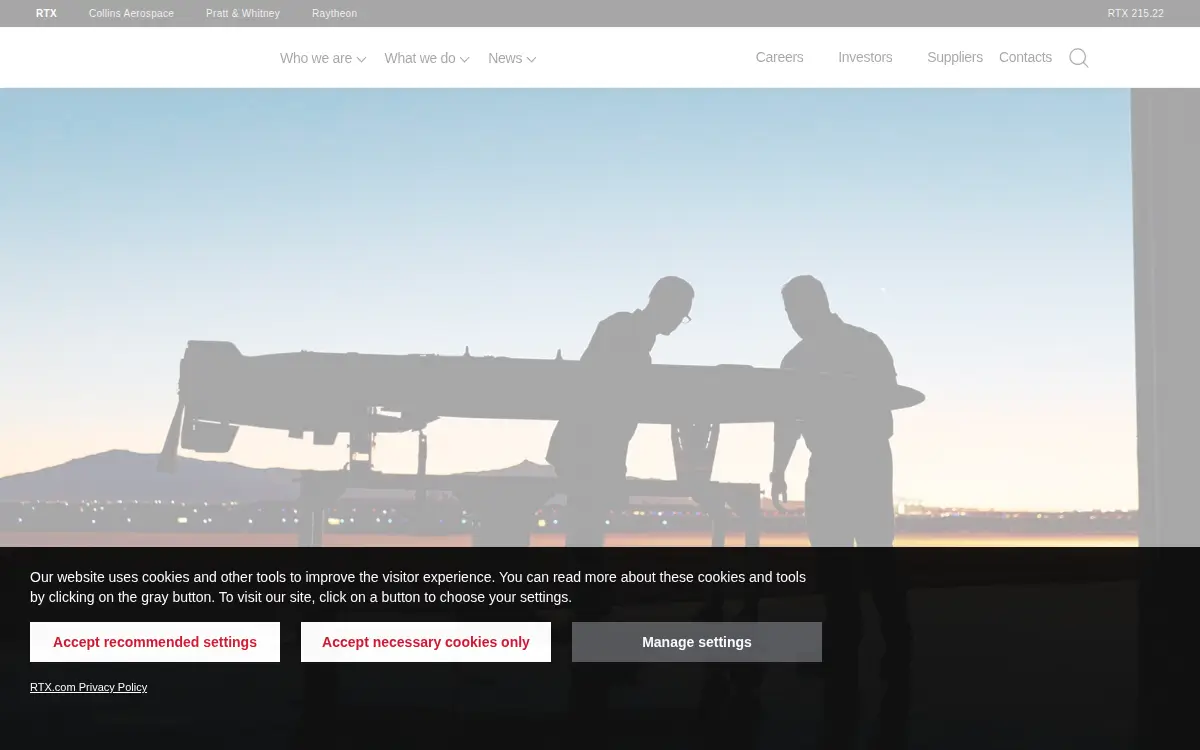 Homepage of Rtx CORP
