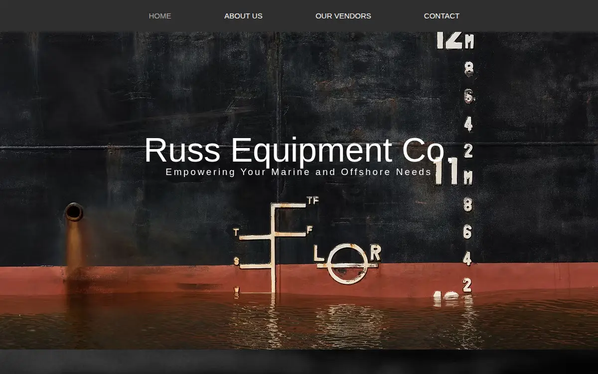 Homepage of Russ Equipment Co., Incorporated