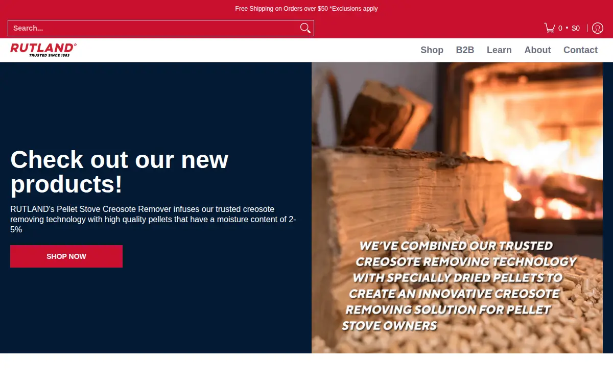 Homepage of Carolina Brands LLC
