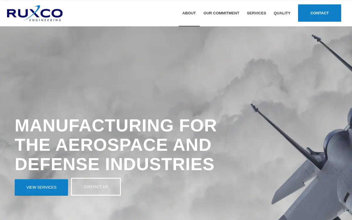 Homepage of Ruxco Engineering, INC.