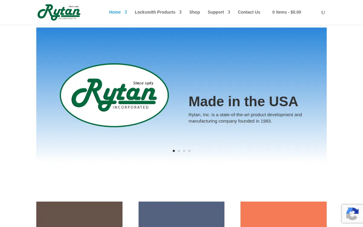 Homepage of Rytan, INC.