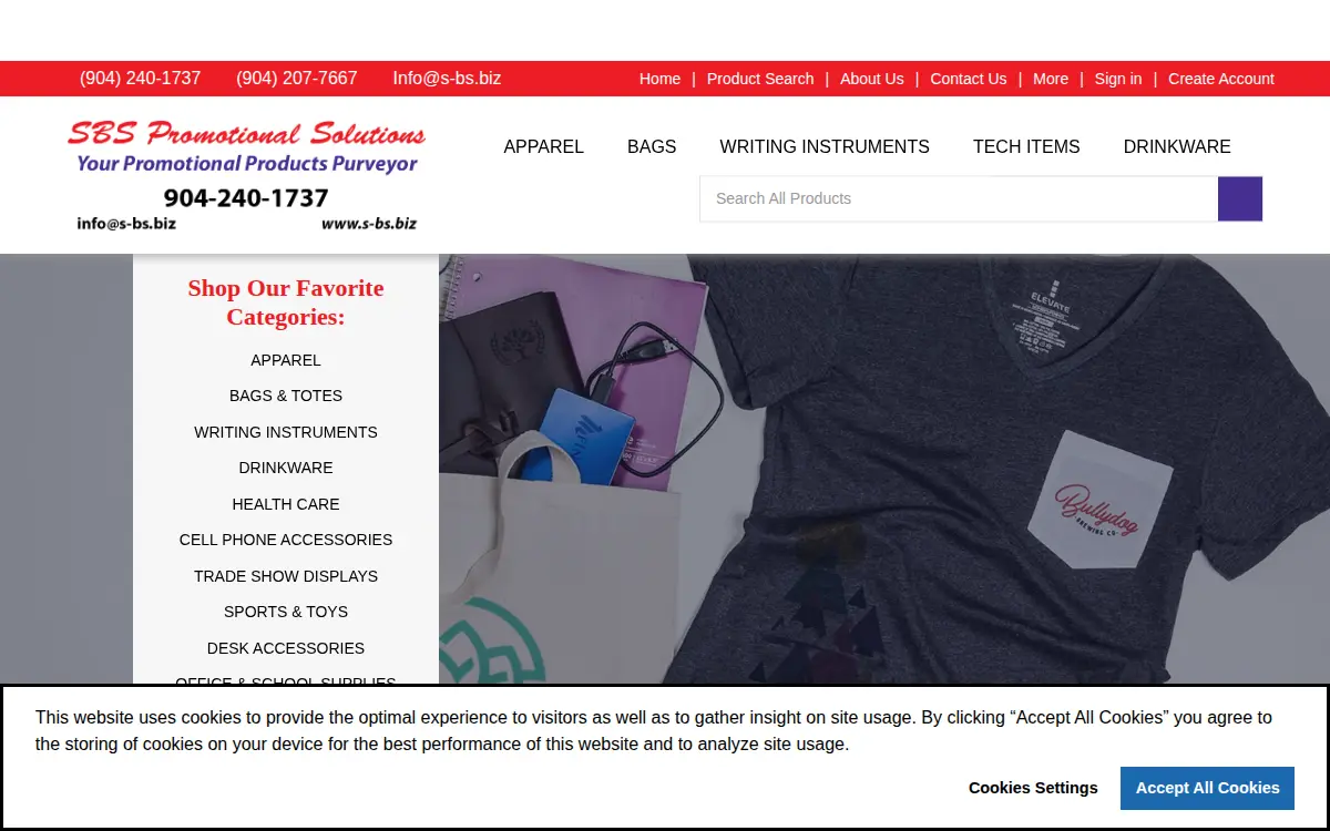 Homepage of Shipping + Business Services, LLC