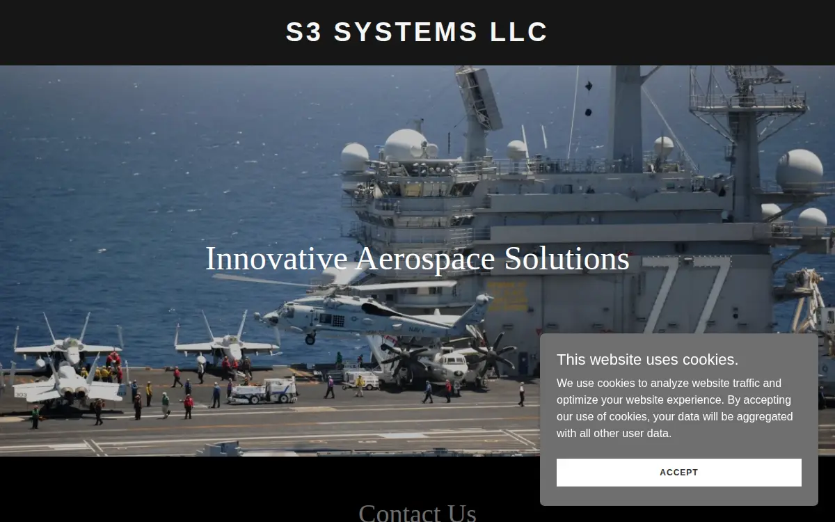 Homepage of S-3 Systems, LLC