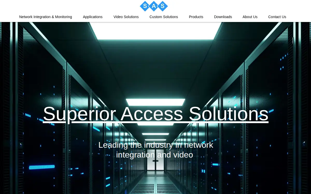 Homepage of Superior Access Solutions INC