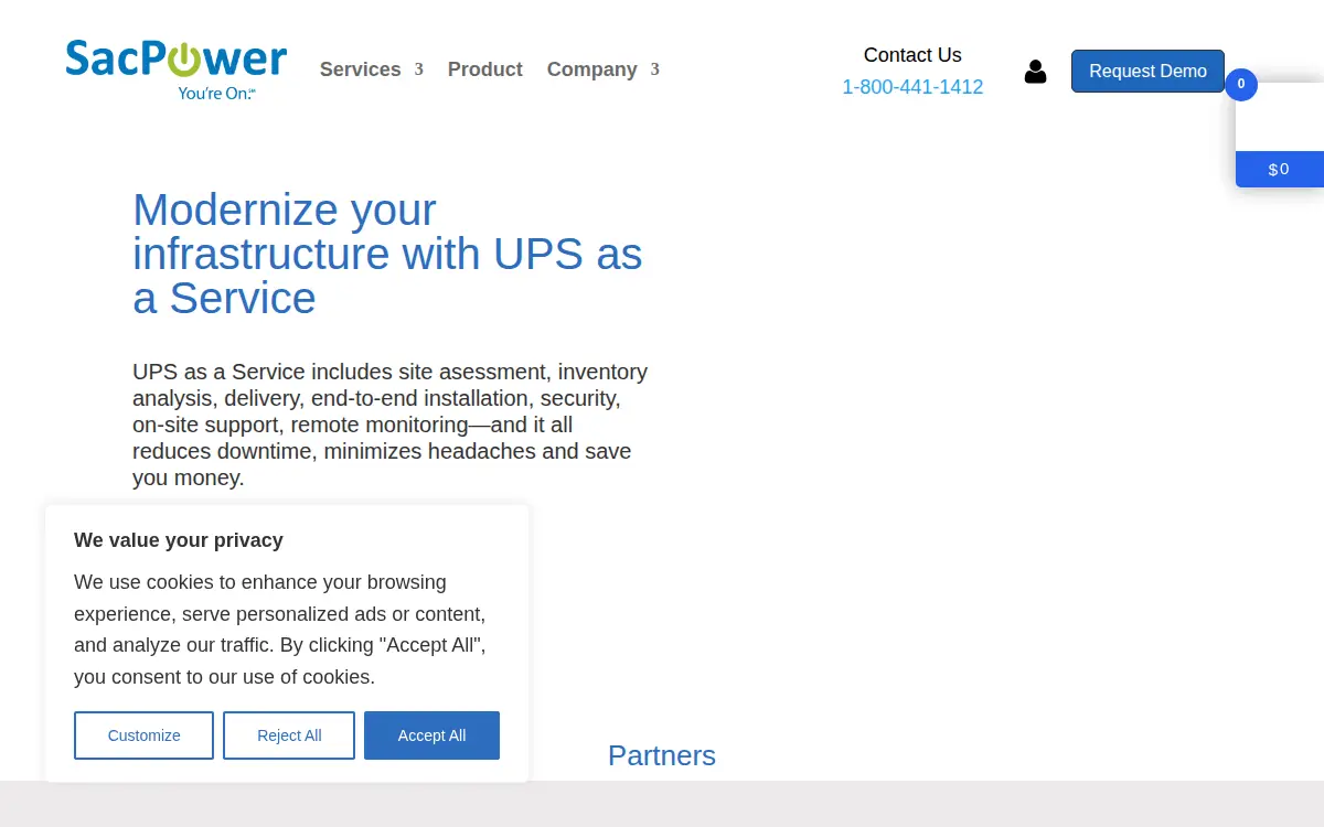 Homepage of Sacramento Computer Power, INC