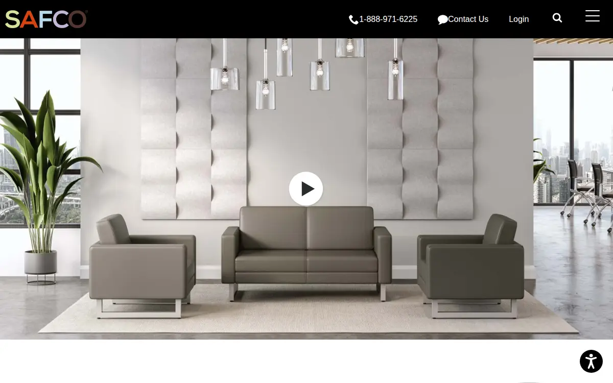 Homepage of Safco Products CO