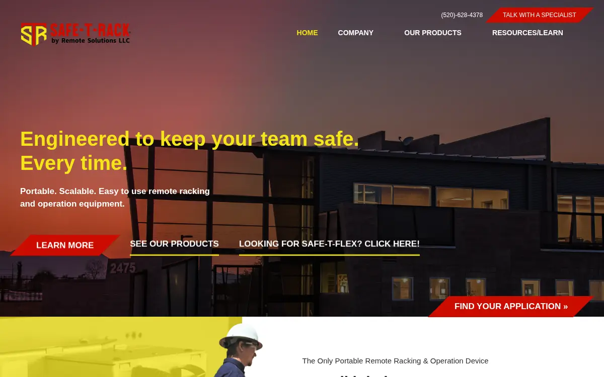 Homepage of Remote Solutions LLC