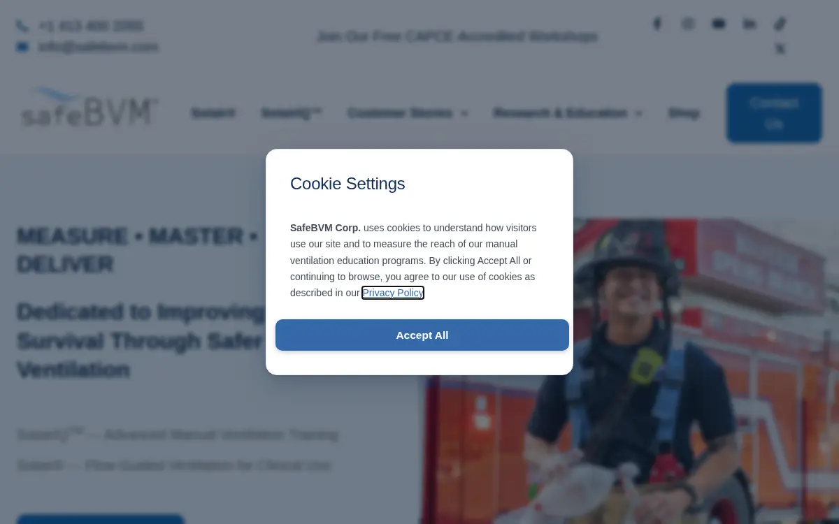 Homepage of Safebvm CORP.
