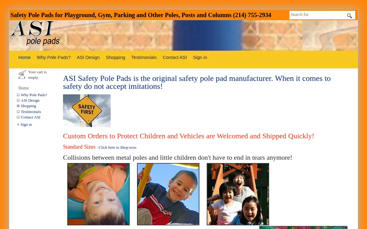 Homepage of Amerishade I, LLC