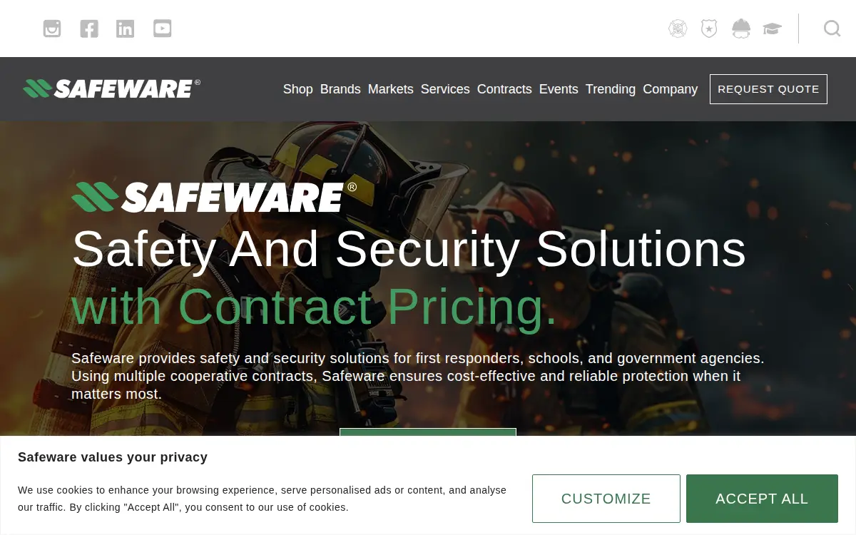 Homepage of Safeware INC