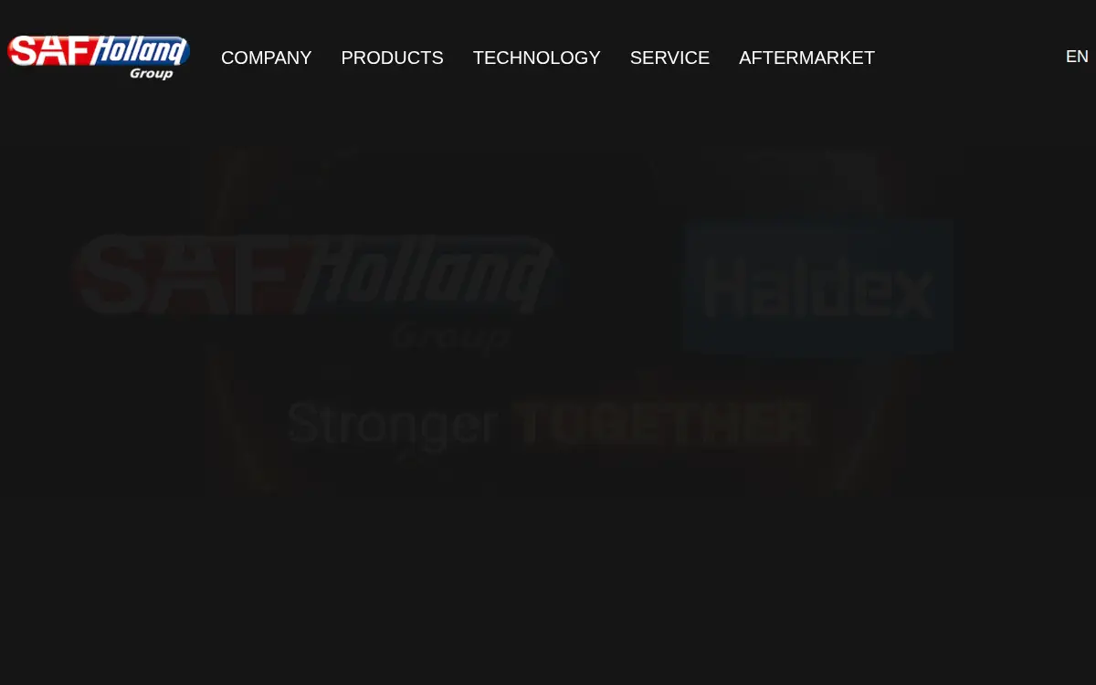 Homepage of Saf-holland, INC.