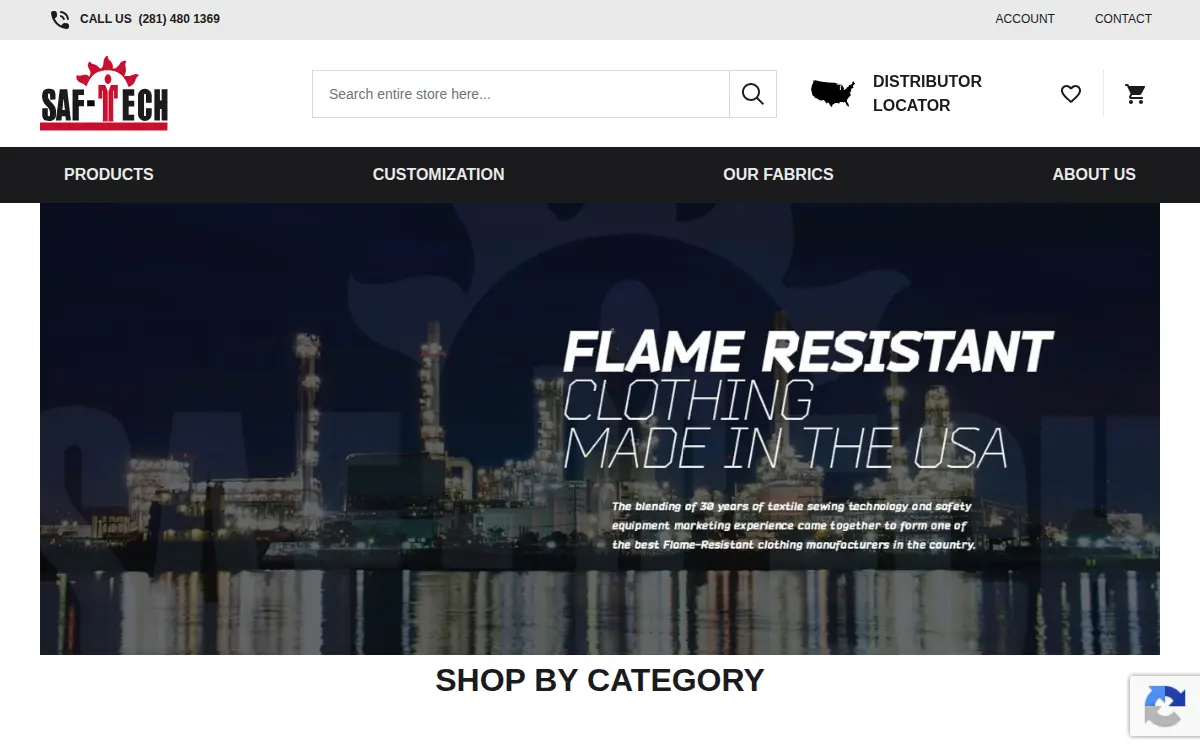 Homepage of Saf Tech INC
