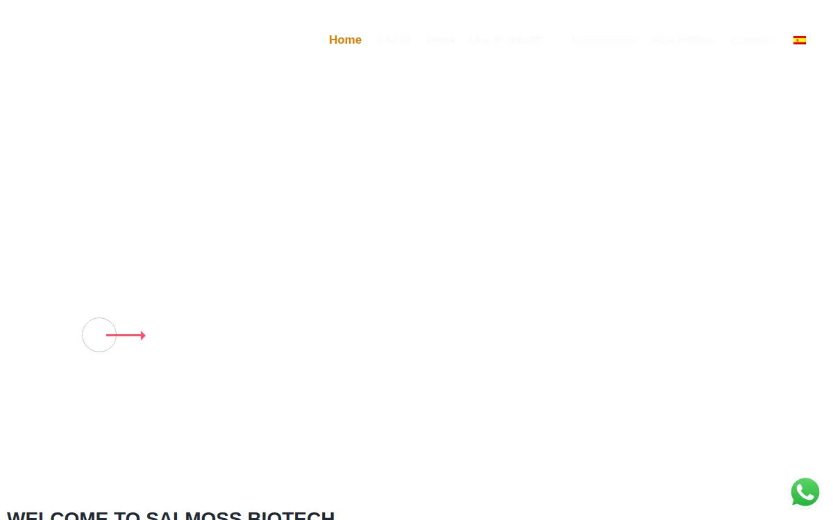Homepage of Salmoss Corporation