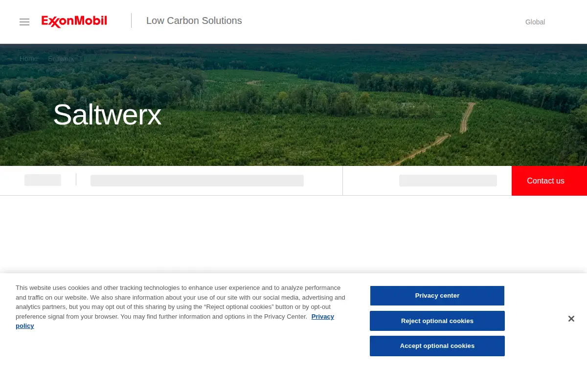 Homepage of Saltwerx LLC