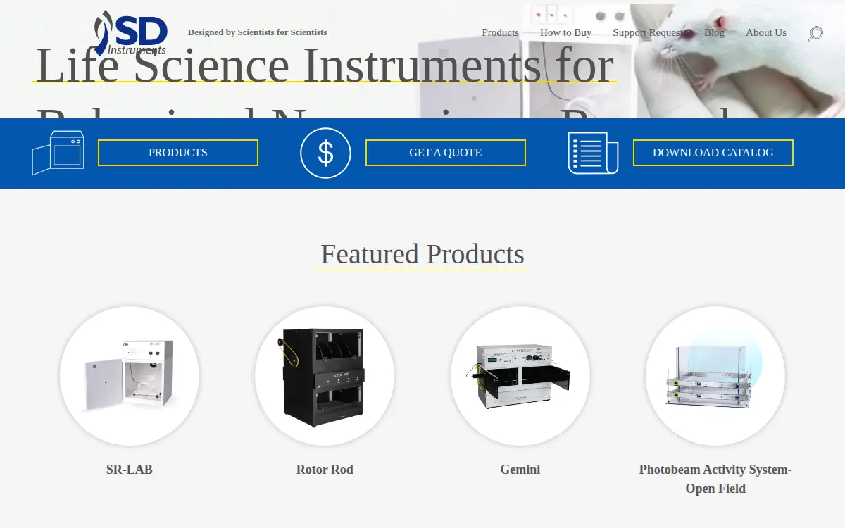 Homepage of San Diego Instruments Incorporated