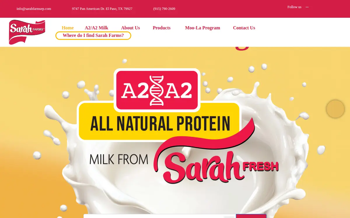Homepage of Gh Dairy