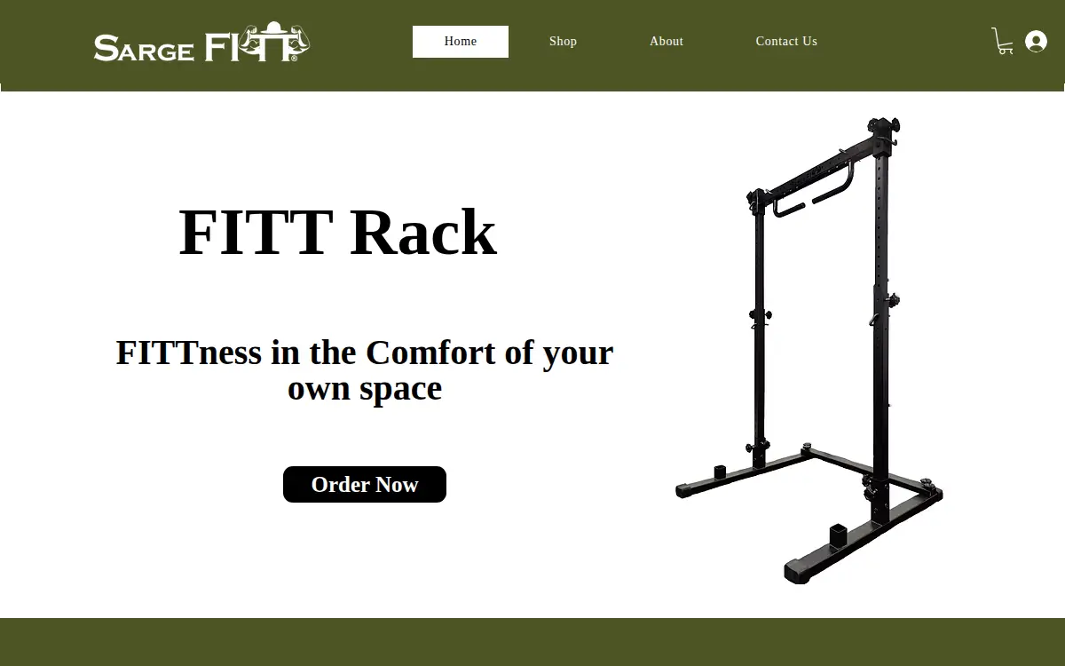 Homepage of Sarge Fitt LLC