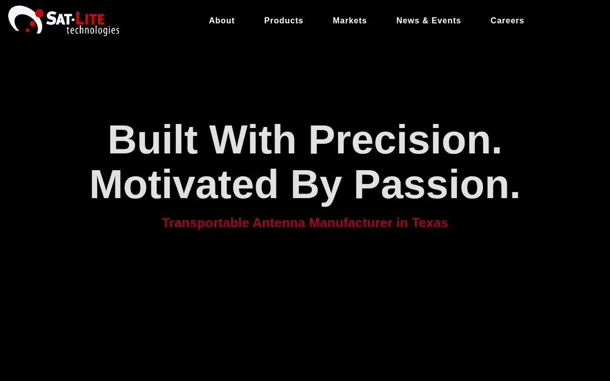 Homepage of Sat-lite Technologies LLC