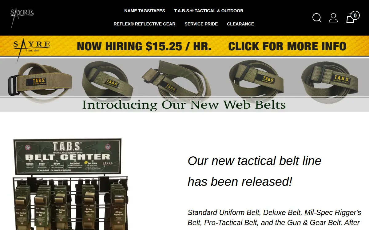 Homepage of Sayre Enterprises INC