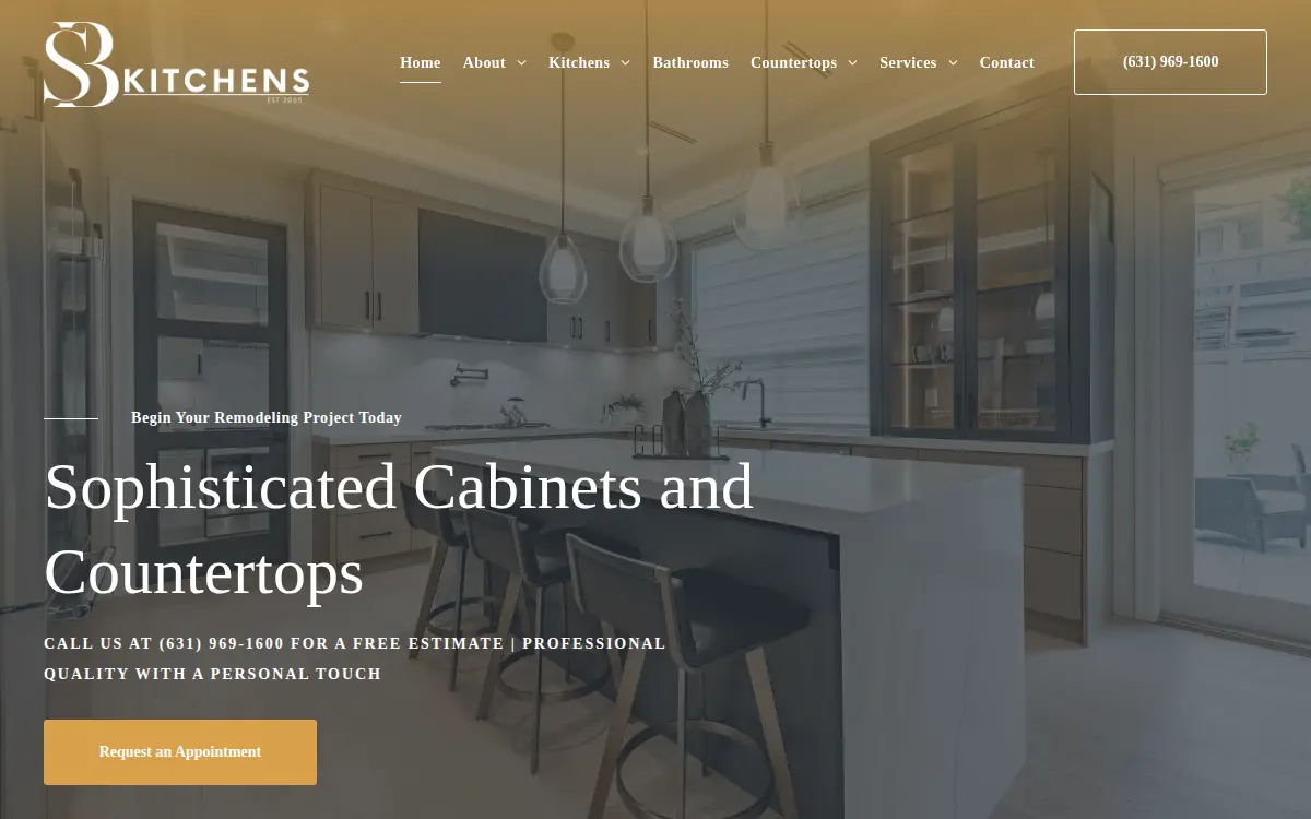 Homepage of Sb Kitchens INC
