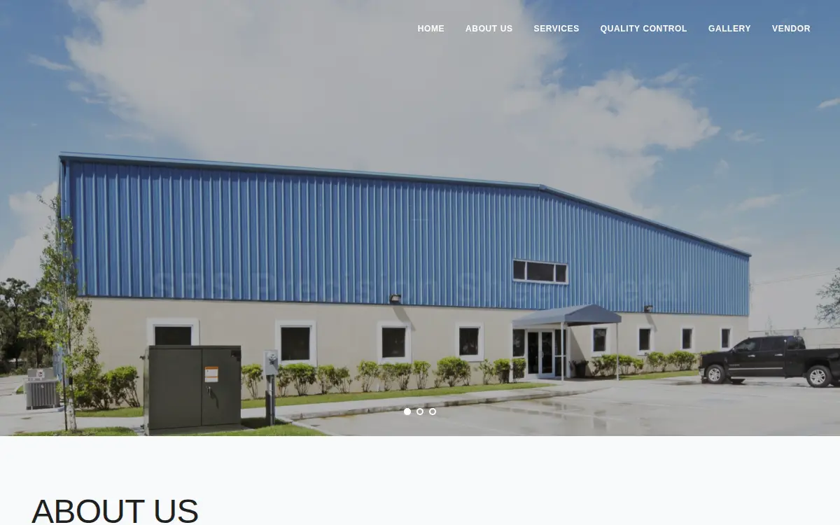 Homepage of S.b.s. Precision Sheet Metal, INC