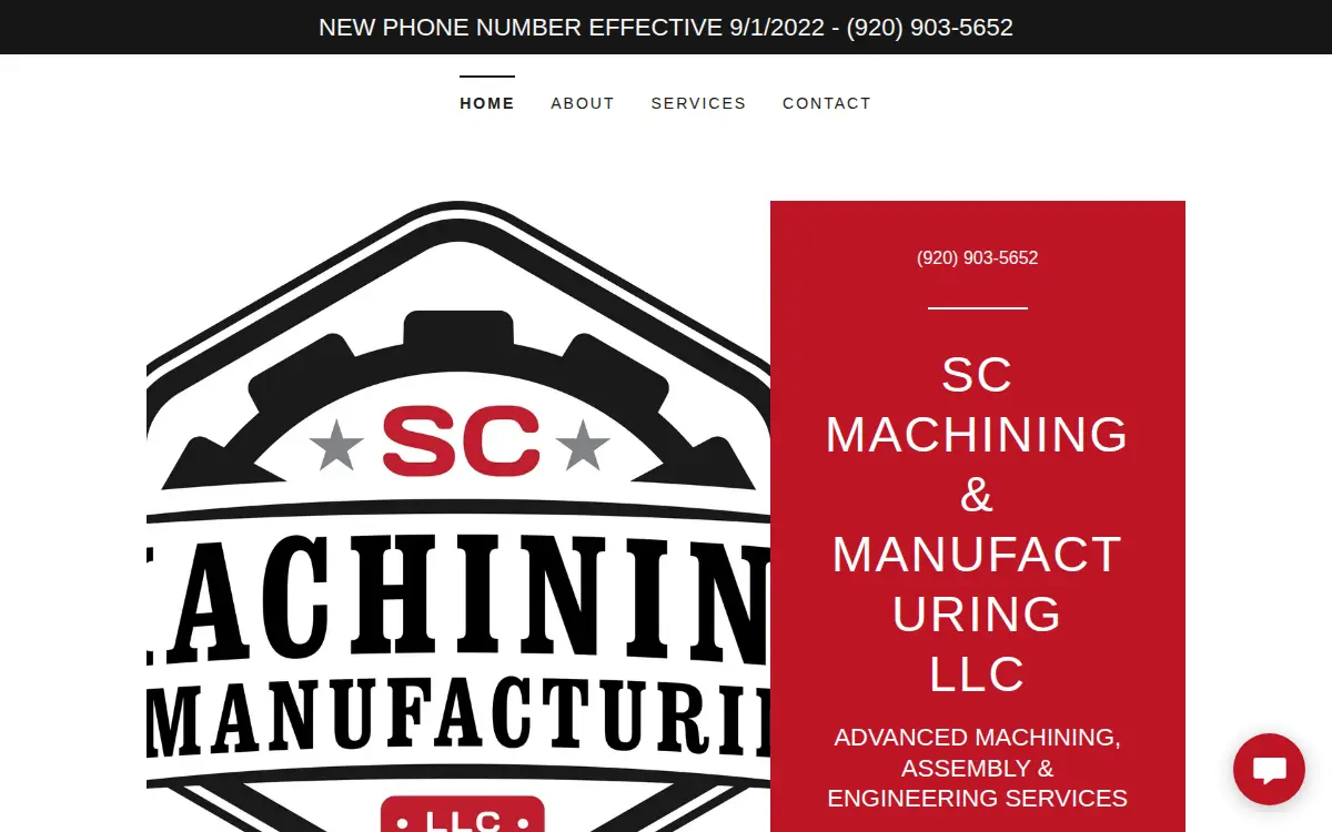 Homepage of Sc Machining & Manufacturing LLC
