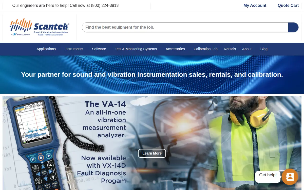 Homepage of Scantek, INC.