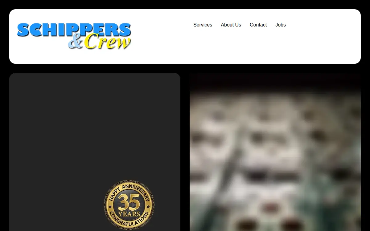 Homepage of Schippers & Crew INC
