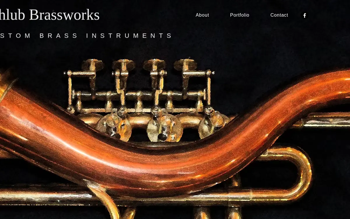 Homepage of Schlub Brassworks LLC
