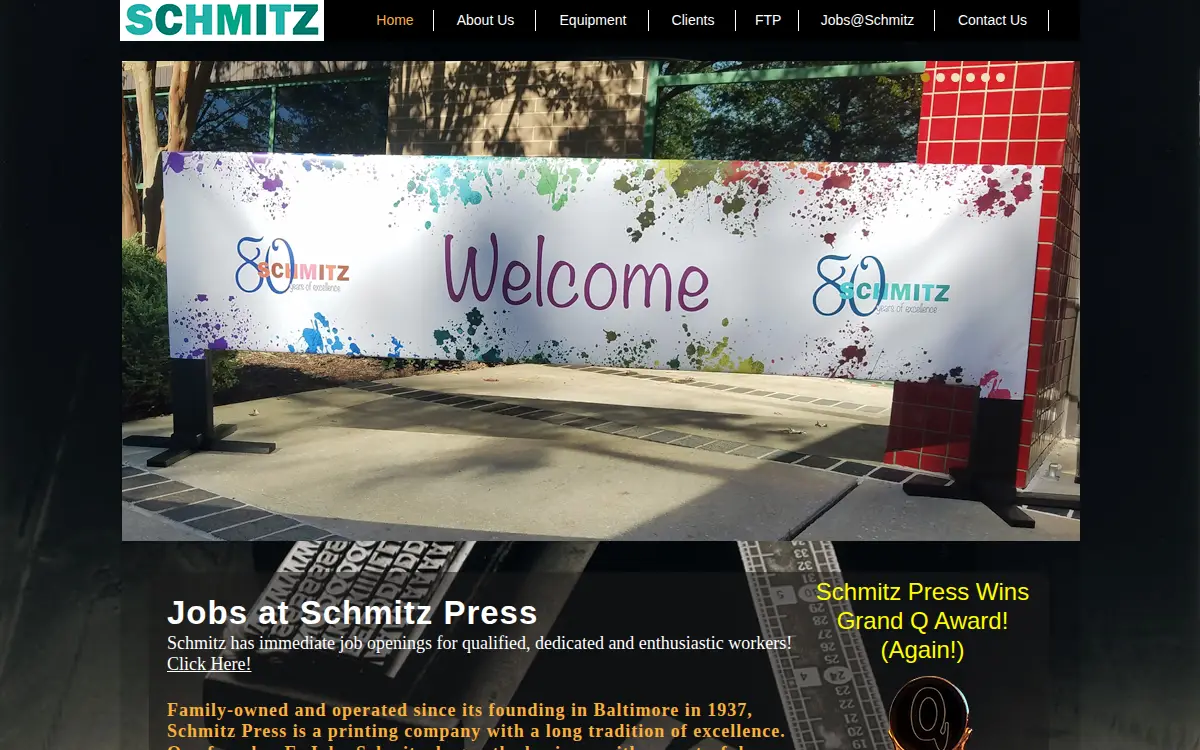 Homepage of E. John Schmitz & Sons, INC.