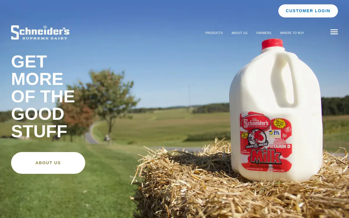 Homepage of Schneider's Dairy, INC.
