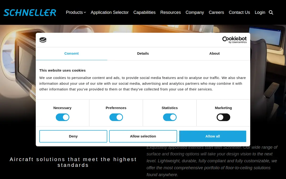 Homepage of Schneller LLC