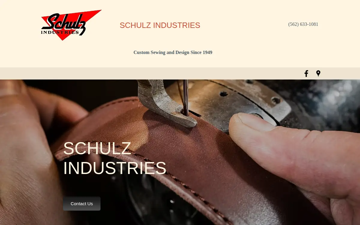 Homepage of Schulz Leather Co, INC
