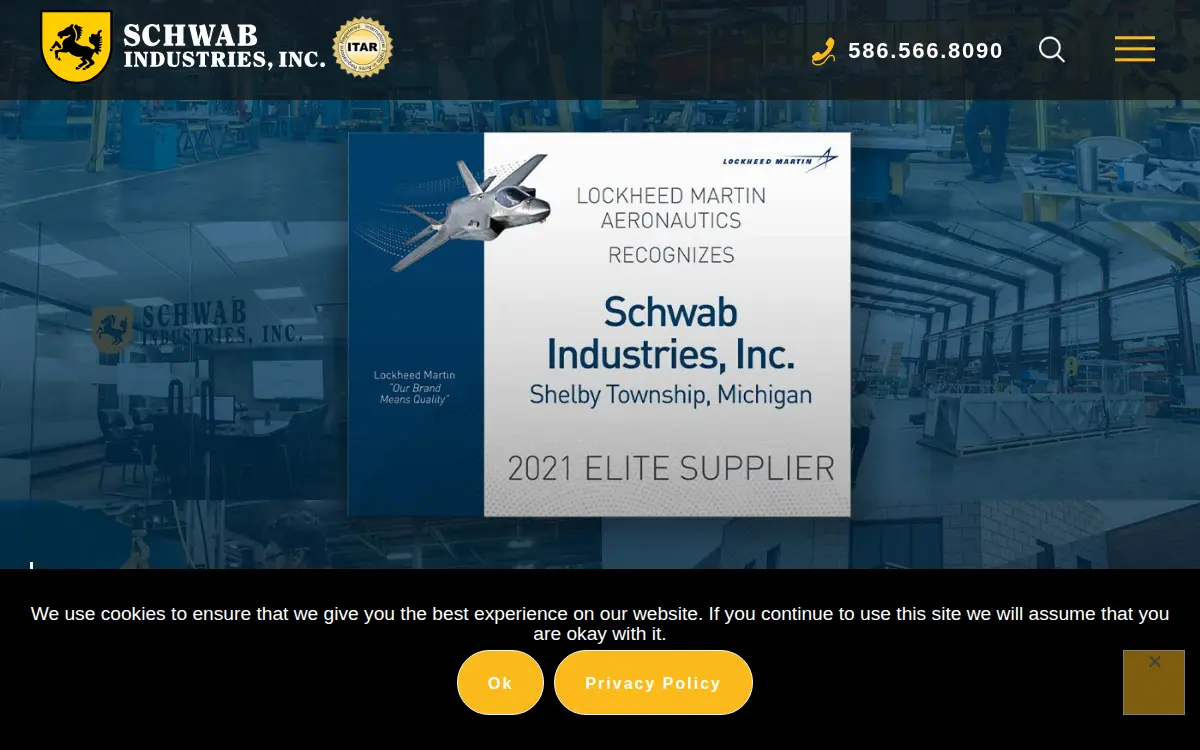 Homepage of Schwab Industries INC