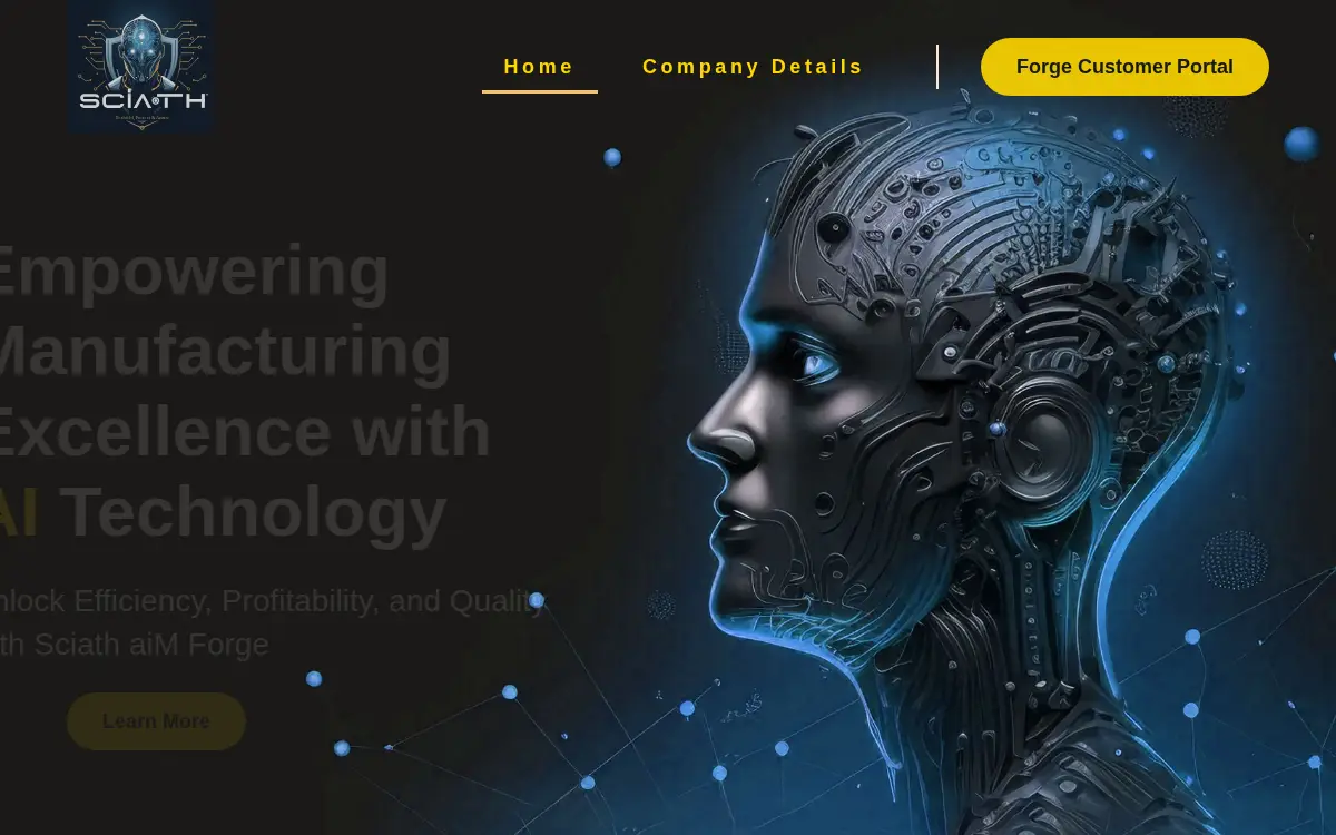 Homepage of Sciath Aim Forge INC