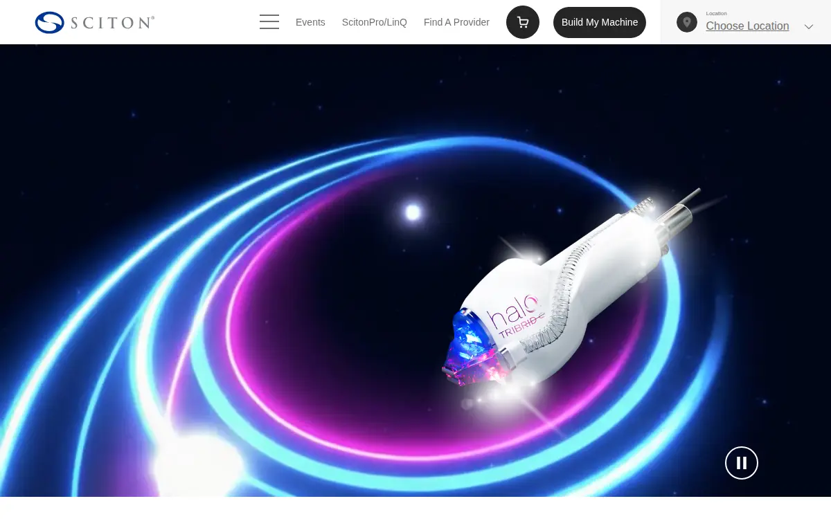 Homepage of Sciton INC