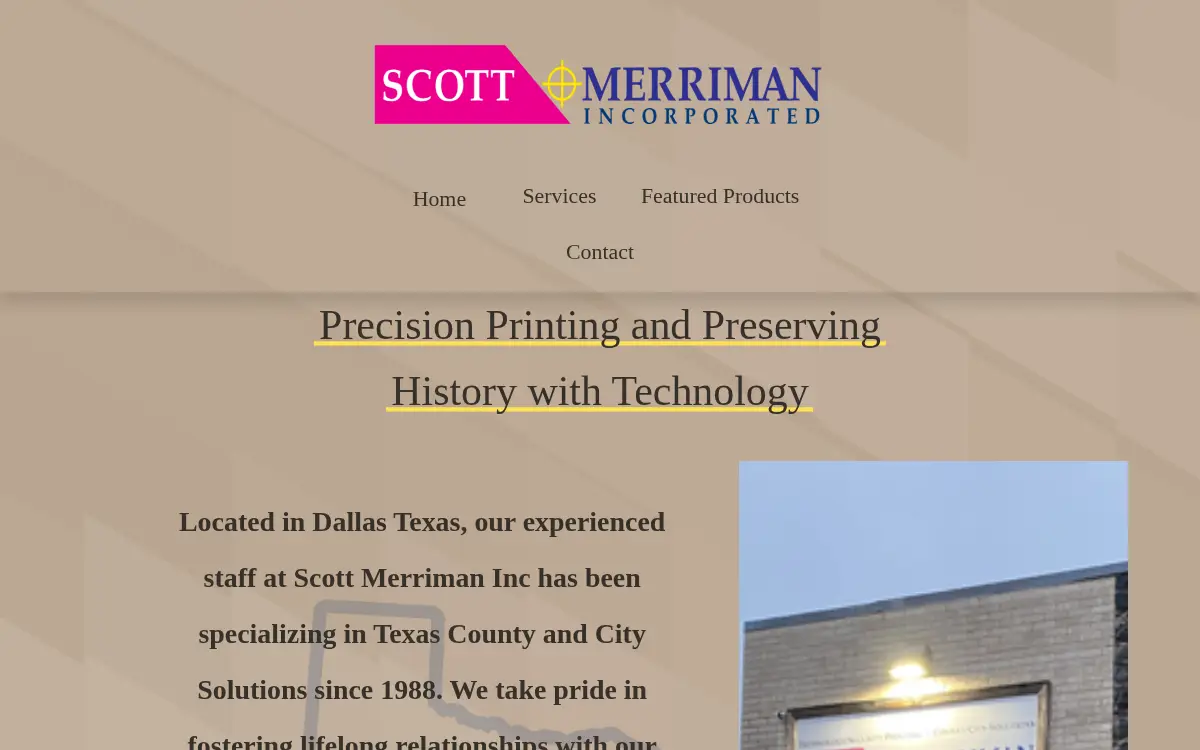 Homepage of Scott Merriman INC