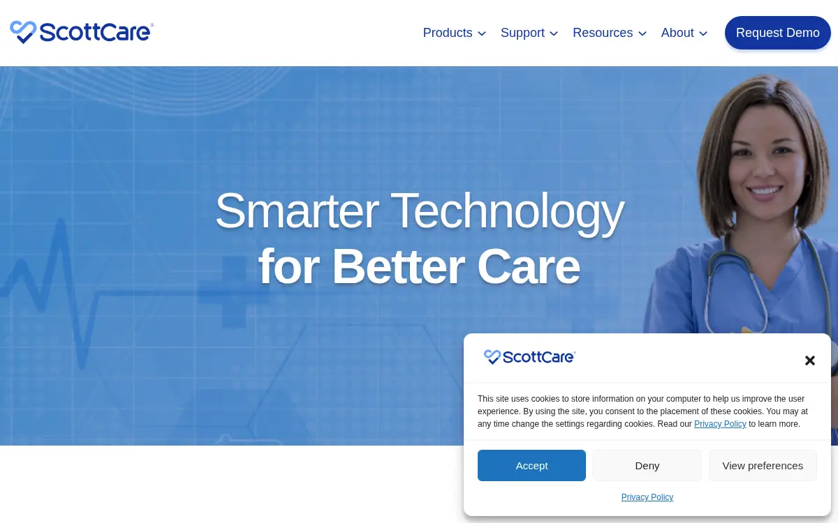 Homepage of The Scottcare Corporation