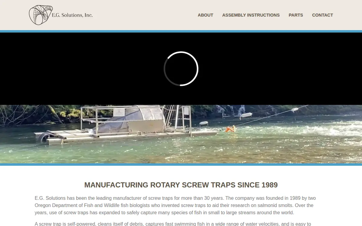 Homepage of E. G. Solutions, INC.