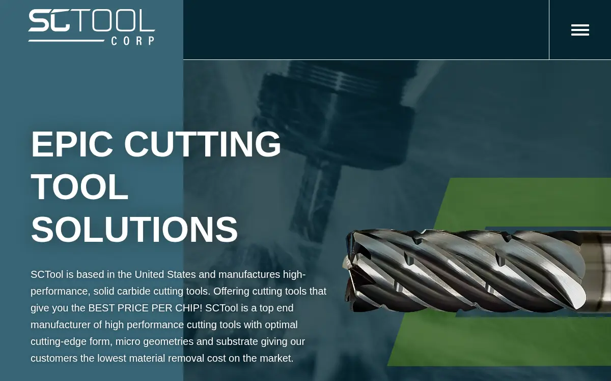 Homepage of S.c. Tool Service, INC.