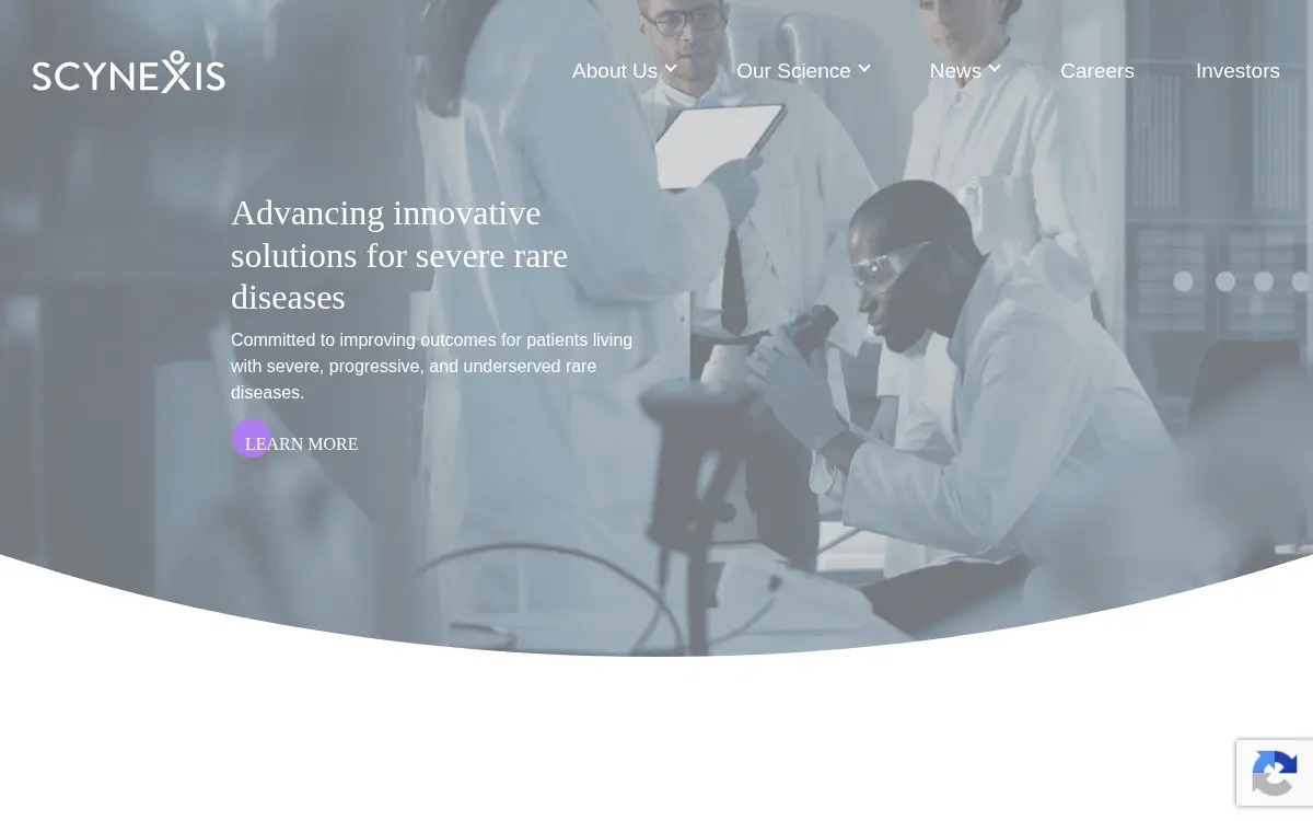 Homepage of Scynexis INC