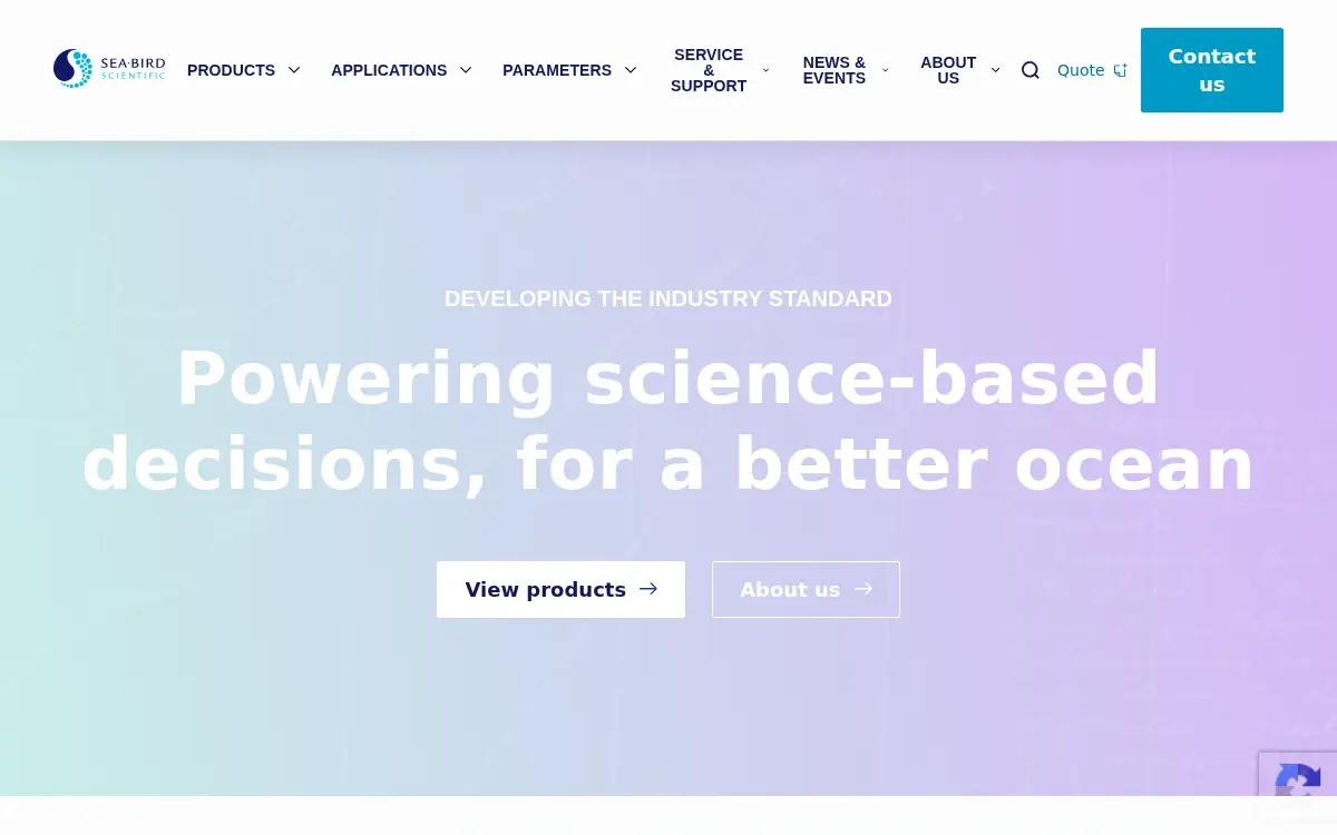 Homepage of Sea-bird Electronics, INC