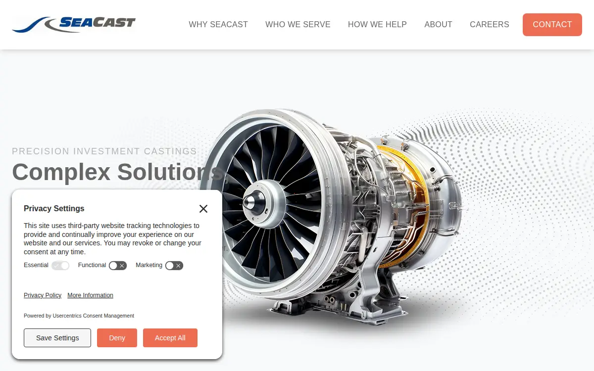 Homepage of Seacast INC