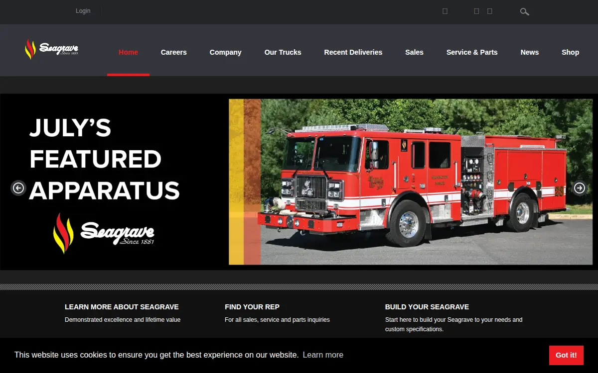 Homepage of Fwd Seagrave Holdings LP