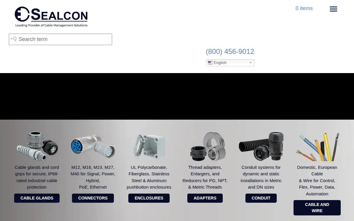 Homepage of Sealcon LLC