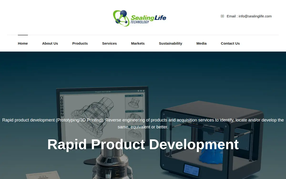 Homepage of Sealinglife, INC.