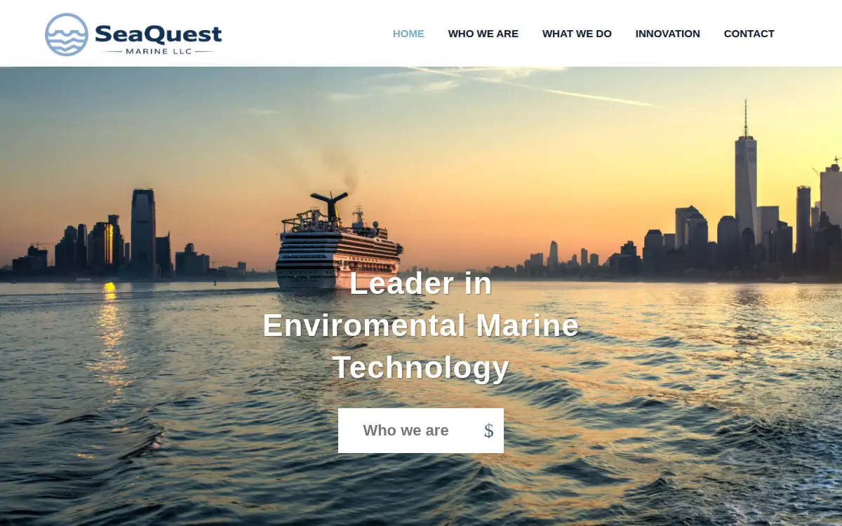 Homepage of Seaquest Marine LLC