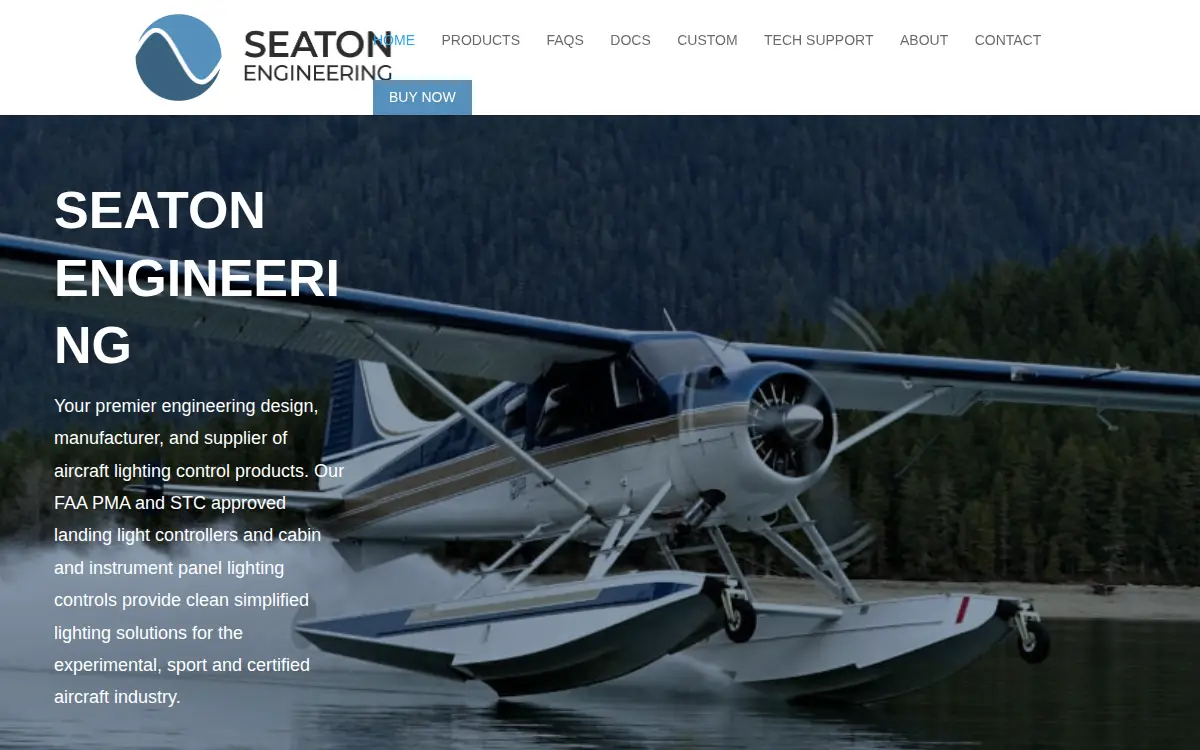 Homepage of Seaton Engineering CORP