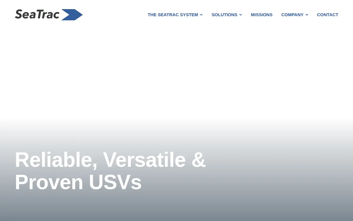 Homepage of Seatrac Systems INC