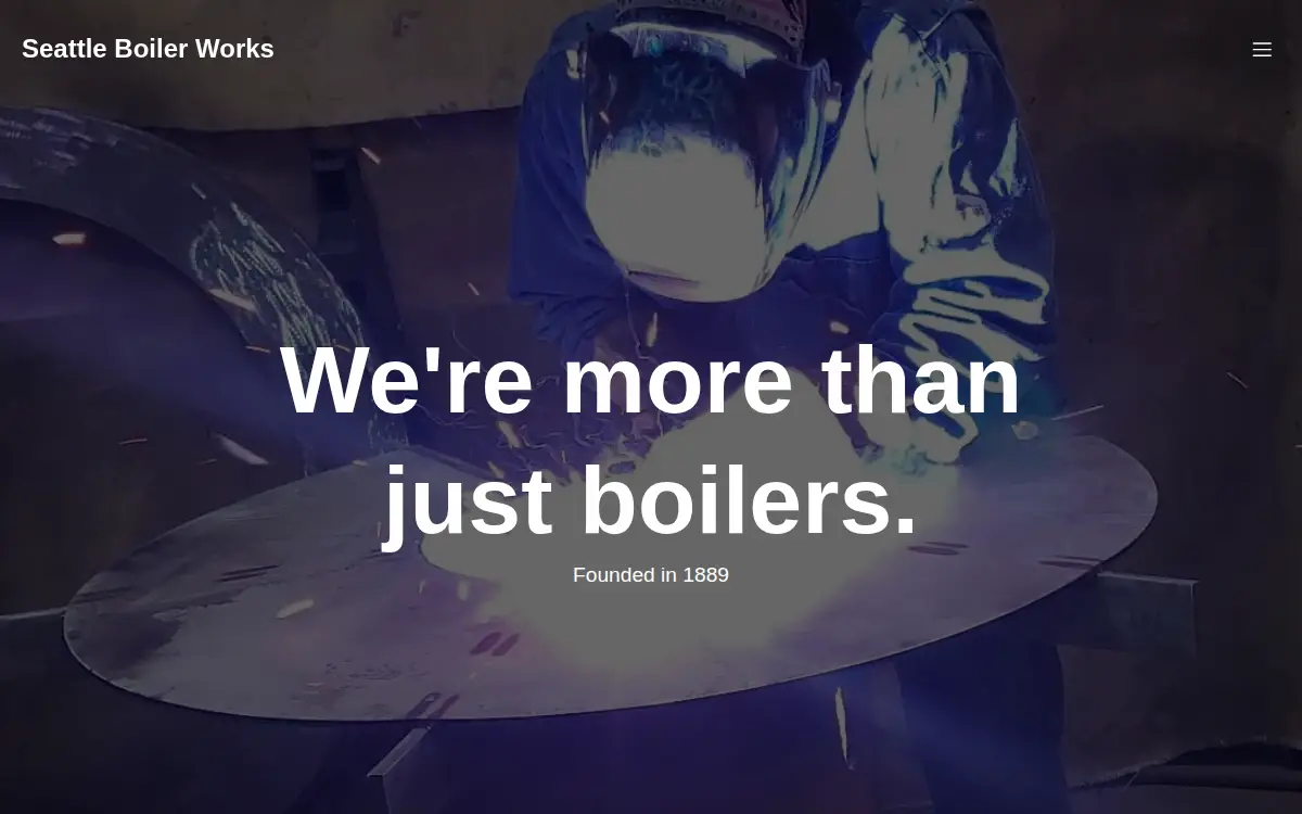Homepage of Seattle Boiler Works INC